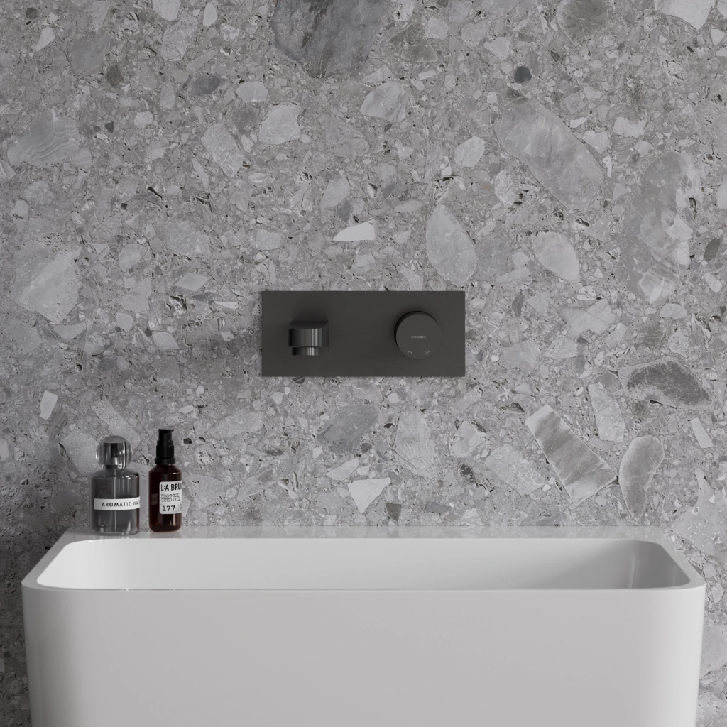 Contour Unterputz Waschtischarmatur Anthrazit gebürstet CT8015AT