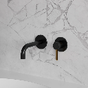 Y Unterputz Waschtischarmatur Gold Gebürstet Y1215HBLGL