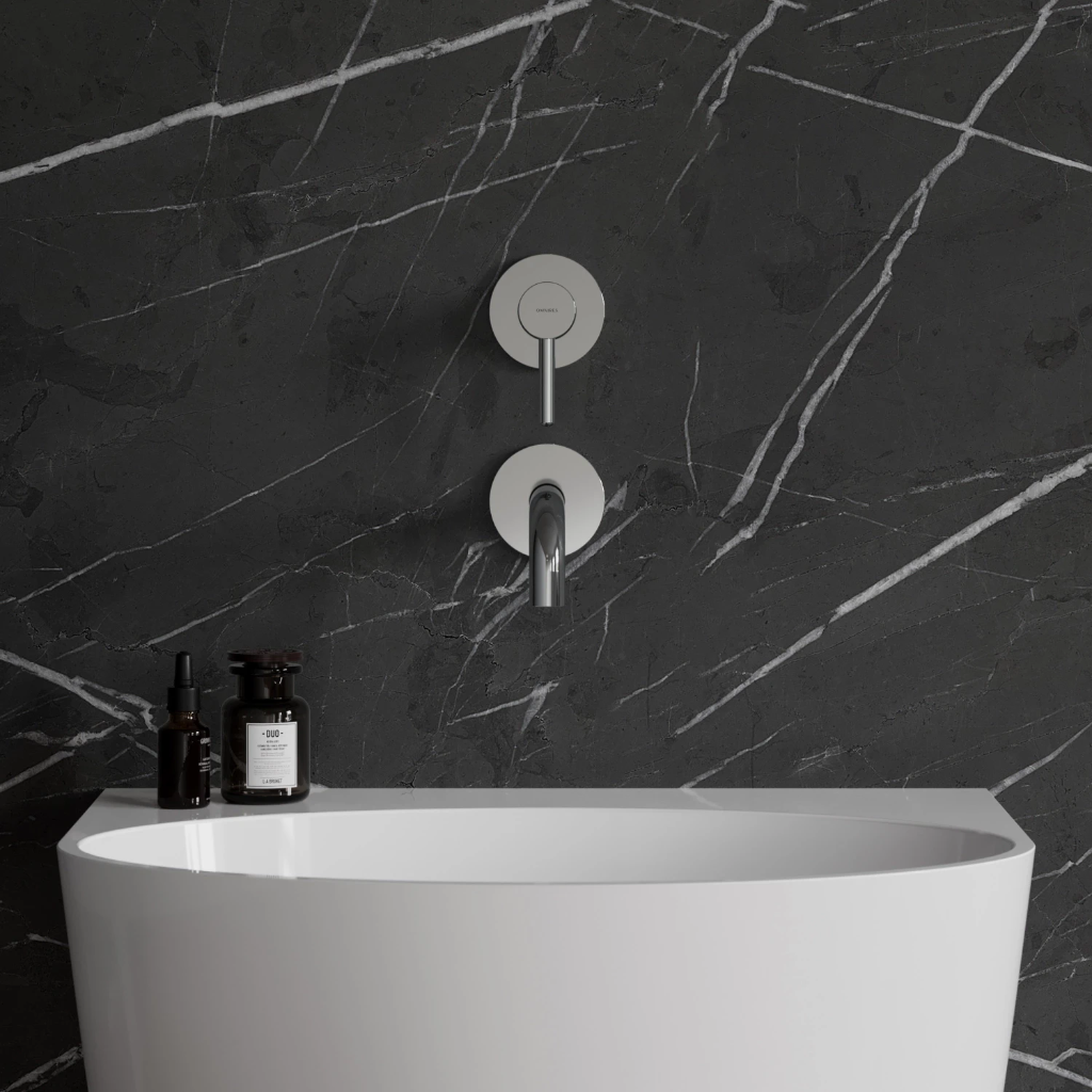 Y Unterputz Waschtischarmatur Chrom Poliert Y1215NCR