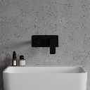 Parma Unterputz Waschtischarmatur Schwarz Matt PM7415BL