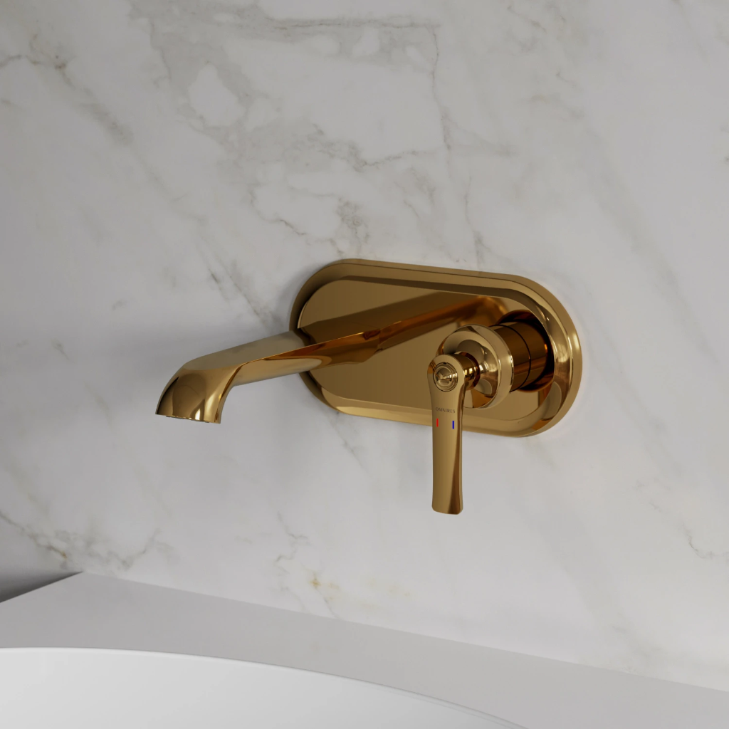 Armance Unterputz Waschtischarmatur Gold Poliert AM5215GL