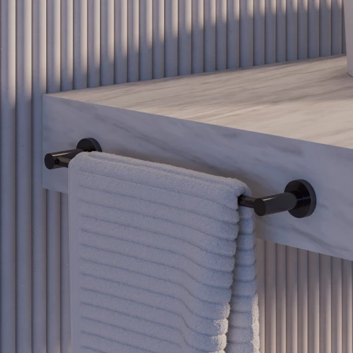  Modern Project Handtuchbügel, 40 cm Anthrazit gebürstet (AT)