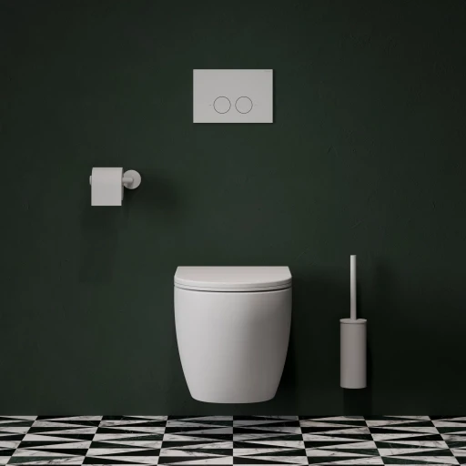 Modern Project Toilettenpapierhalter Weiß matt (WM)