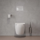 Modern Project Hängend Toilettenbürste Nickel gebürstet (NI)