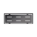 Uni Duschkorb,  30 x 5 x 11 cm Anthrazit gebürstet (AT)