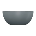 Shell M+  Aufsatzwaschtisch, Ø35 cm Ash grey matt (AG)