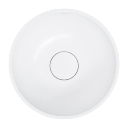 Shell M+  Aufsatzwaschtisch, Ø35 cm Weiß glänzend (BP)