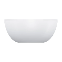 Shell M+  Aufsatzwaschtisch, Ø35 cm Weiß glänzend (BP)