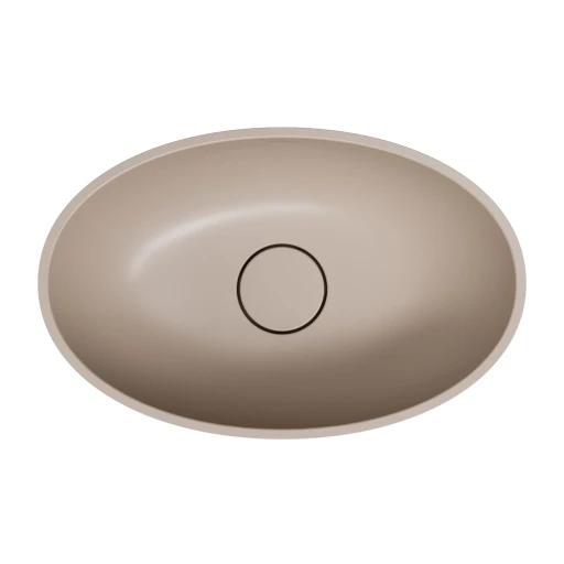 Shell M+  Aufsatzwaschtisch, 50 x 32 cm  dune beige matt (DB)