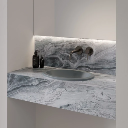 Shell M+  Aufsatzwaschtisch,  38 x 25 cm  Ash grey matt (AG)