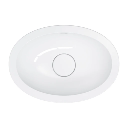 Shell M+  Aufsatzwaschtisch,  38 x 25 cm Weiß glänzend (BP)