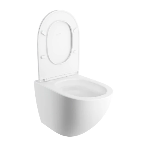 Ottawa Comfort Wand-WC SILENT POWER™ mit WC-Sitz mit Absenkautomatik,54 x 37 cm  Weiß matt (BM)