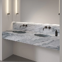 Shell M+  Unterbauwaschtisch 48 x 31 cm Ash grey matt (AG)