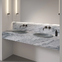 Shell M+  Unterbauwaschtisch 48 x 31 cm Ash grey matt (AG)