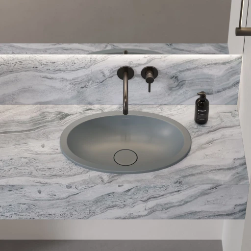 Shell M+  Unterbauwaschtisch 48 x 31 cm Ash grey matt (AG)