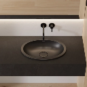 Shell M+  Unterbauwaschtisch 48 x 31 cm Black lava matt (BLV)