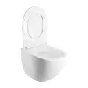 Ottawa Comfort Wand-WC SILENT POWER™ mit WC-Sitz mit Absenkautomatik,54 x 37 cm Weiß glänzend (BP)