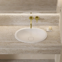 Shell M+  Unterbauwaschtisch 48 x 31 cm Weiß matt (BM)