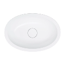 Shell M+  Unterbauwaschtisch 48 x 31 cm Weiß matt (BM)