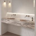 Shell M+  Unterbauwaschtisch 48 x 31 cm dune beige matt (DB)