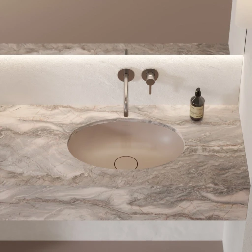 Shell M+  Unterbauwaschtisch 48 x 31 cm dune beige matt (DB)