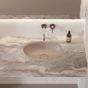 Shell M+  Unterbauwaschtisch 48 x 31 cm dune beige matt (DB)