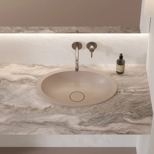 Shell M+  Unterbauwaschtisch 48 x 31 cm dune beige matt (DB)