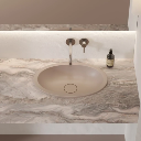 Shell M+  Unterbauwaschtisch 48 x 31 cm dune beige matt (DB)