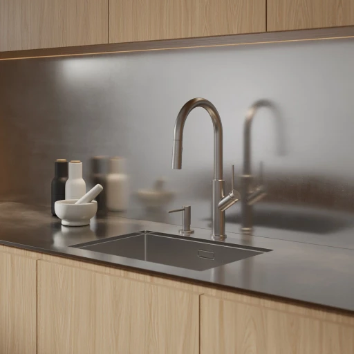 Bend Küchenarmatur mit ausziehbarem Auslauf Nickel gebürstet (NI)