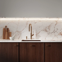 Bend Küchenarmatur mit ausziehbarem Auslauf Kupfer gebürstetet (CPB)