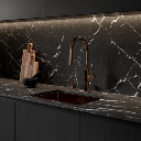 Bend Küchenarmatur mit ausziehbarem Auslauf Kupfer poliert (CP)