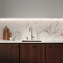 Y Küchenarmatur Kupfer gebürstetet (CPB)