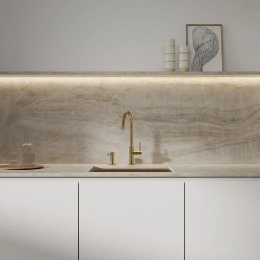 Y Küchenarmatur Gold gebürstetet (GLB) 