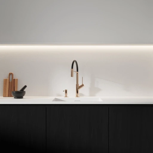 Vita Küchenarmatur mit ausziehbarem Auslauf Kupfer poliert (CP)