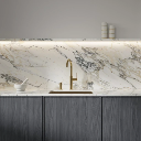 Tula Küchenarmatur Messing gebürstet (BSB)