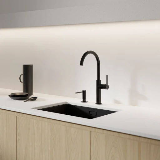 Tula Küchenarmatur Schwarz seidenmatt (BLH)