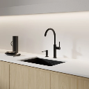 Tula Küchenarmatur Schwarz seidenmatt (BLH)