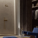 Unterputz-Badewannen- und Duscharmatur mit Handbrause Gold gebürstetet (GLB)