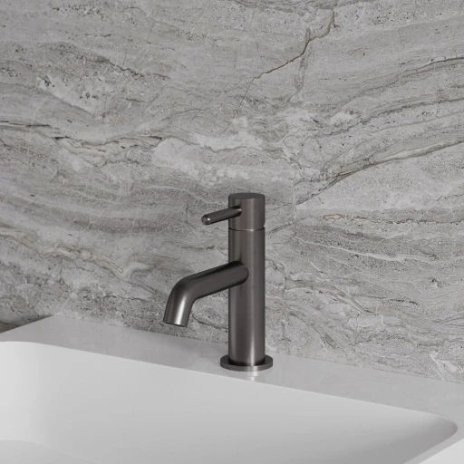 Y Waschtischarmatur,  Graphit gebürstet (GR)