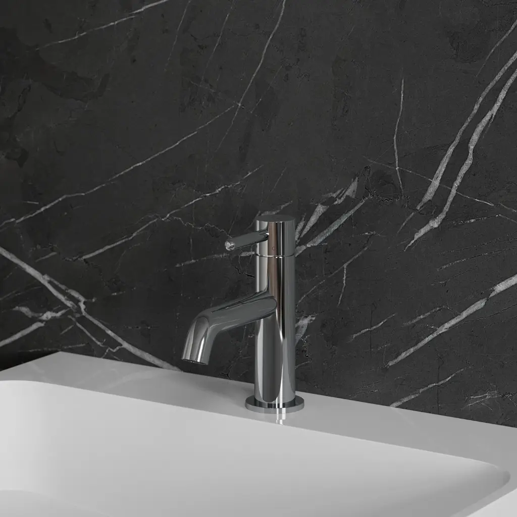 Y Waschtischarmatur, 18 cm (Kartusche 35 mm) Chrom poliert (CR)