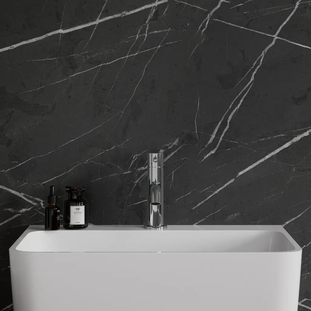 Y Waschtischarmatur, 18 cm (Kartusche 35 mm) Chrom poliert (CR)