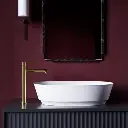 Y Waschtischarmatur hoch,Gold gebürstetet (GLB)