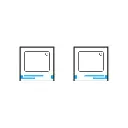 Bronx   Dusch-Schiebetür, 140 cm Chrom poliert / klarglas (CRTR)