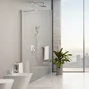Marina Walk-in-Dusche, 90 Chrom poliert / klarglas (CRTR) DNR90XCRTR
