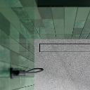 LOWFIX Duschrinne mit befliesbarer Blende, 100 cm