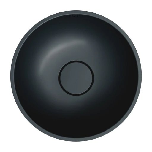 Shell M+  Aufsatzwaschtisch, Ø35 cm Black lava matt (BLV) SHELL350UNBLV