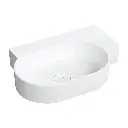 OVO M+ Aufsatz- und Wandwaschtisch - rechts,  Weiß glänzend (BP)64 x 44 cm OVO645UWPBP