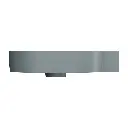 OVO M+ Aufsatz- und Wandwaschtisch - rechts,Ash grey matt (AG)64 x 44 cm OVO645UWPAG