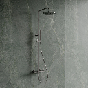 Y Aufputz-Duschsystem mit Thermostat Chrom poliert (CR) Y1244MCR (Kopie)