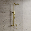 Y Aufputz-Duschsystem mit Thermostat Messing gebürstet (BSB) Y1244MBSB